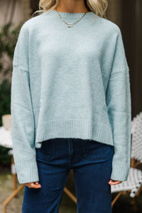 Pure Comfort Light Blue Sweater