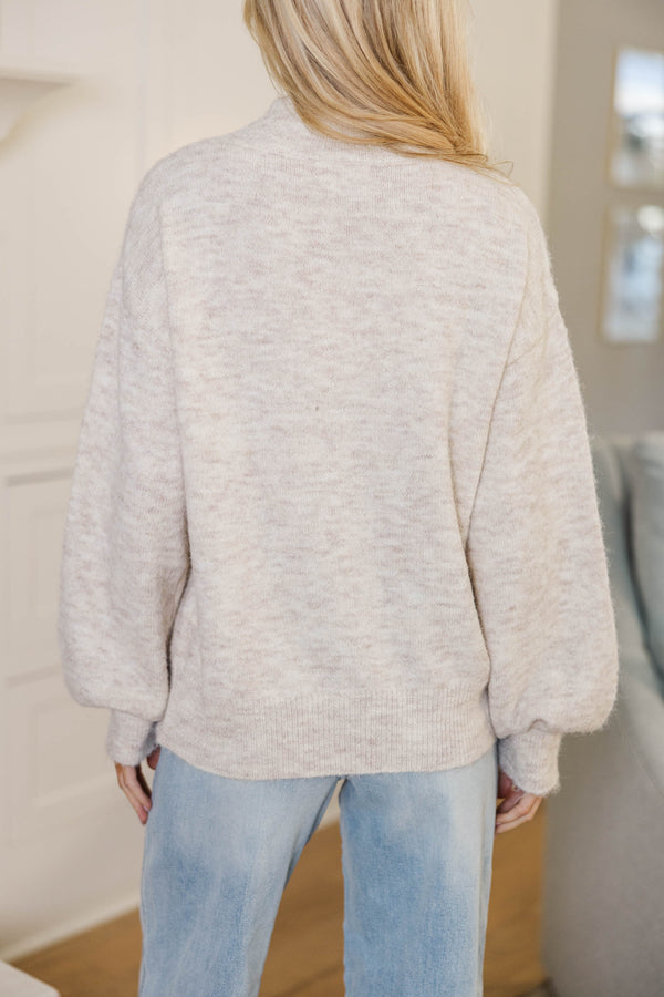 The It Moment Cream Sweater