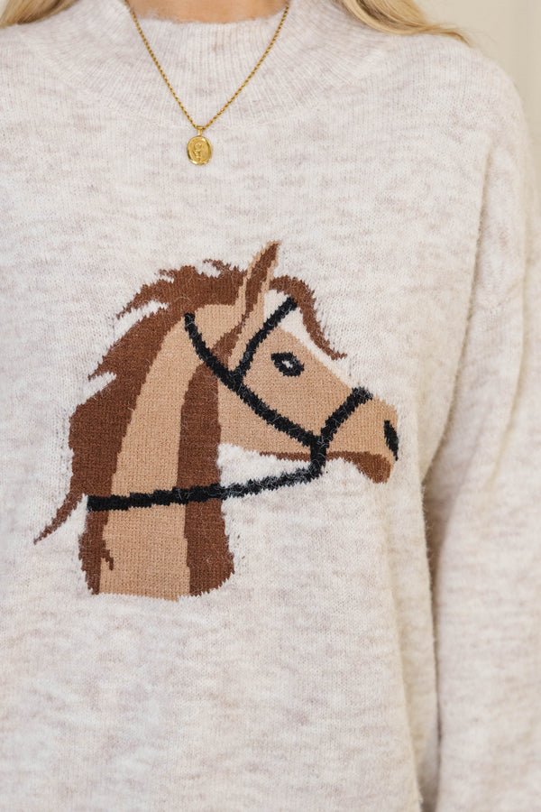 The It Moment Cream Sweater