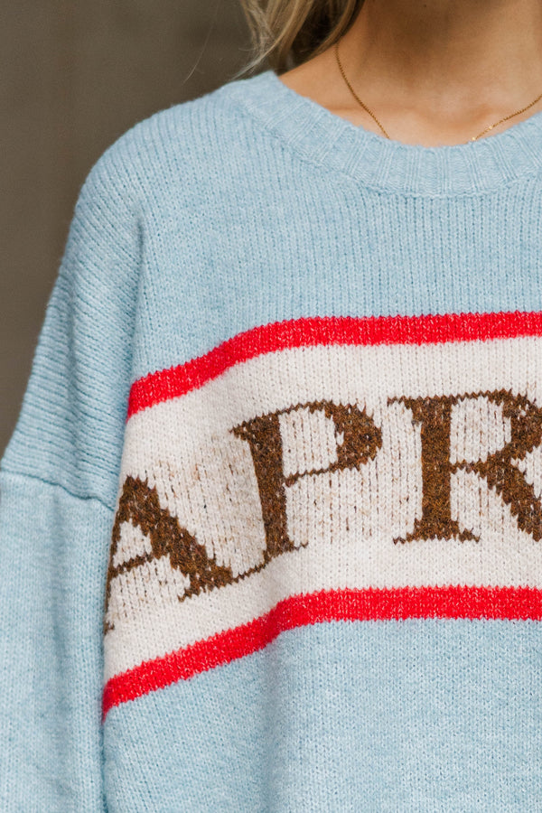 Fresh Breeze Light Blue Sweater