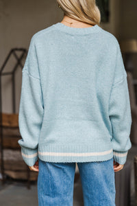 Fresh Breeze Light Blue Sweater