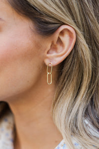 It's In the Details Gold Earrings