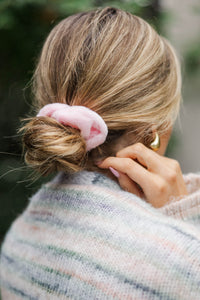 Sweet Surprise Pink Scrunchie