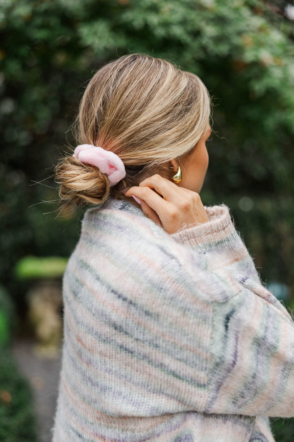 Sweet Surprise Pink Scrunchie