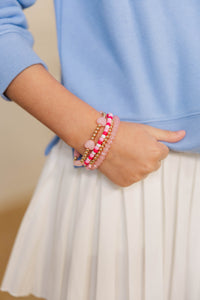 Girls: To My Heart Pink Bracelet Set