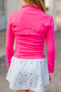 Girls: Sharing Stories Pink Cropped Jacket