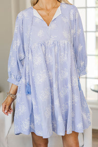 NURSING COLLECTION: Through The Years Navy Striped Babydoll Dress