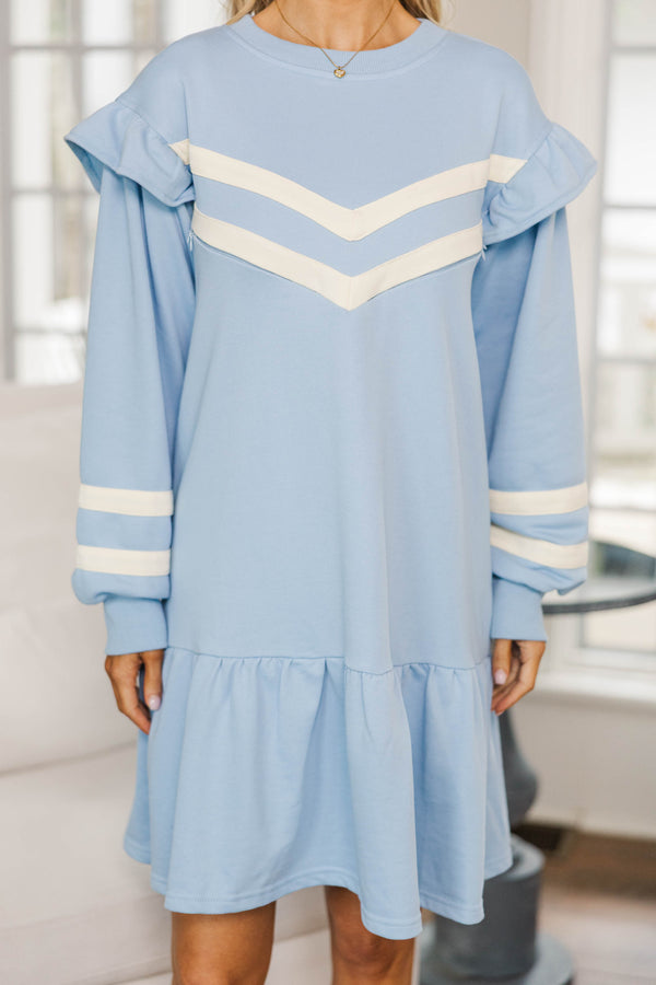 NURSING COLLECTION: Simple Joys Light Blue Dress
