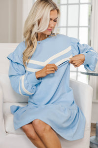 NURSING COLLECTION: Simple Joys Light Blue Dress
