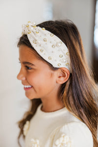 Girls: Must Be Dreaming Cream Pearl Headband