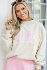 The Mint Oatmeal Mock Neck Sweatshirt