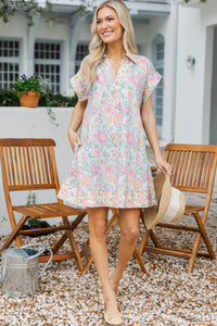 Darling Daisy Light Blue Floral Dress