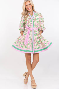 Weekend In The Garden Pink Floral Dress