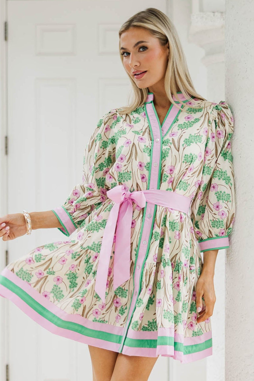 Weekend In The Garden Pink Floral Dress  Shop the Mint