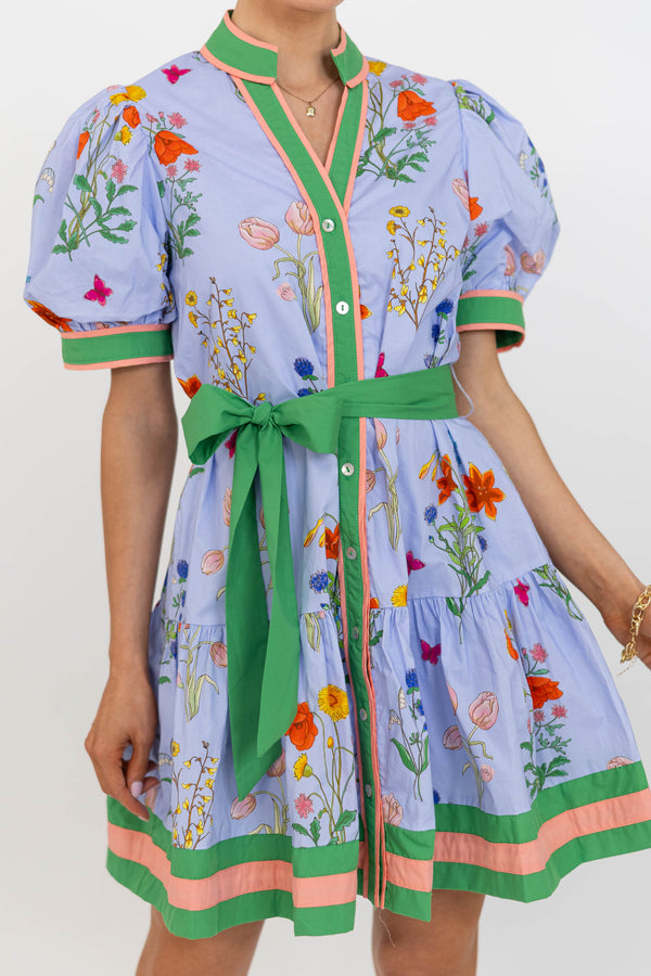 Carefree Darling Blue Floral Dress