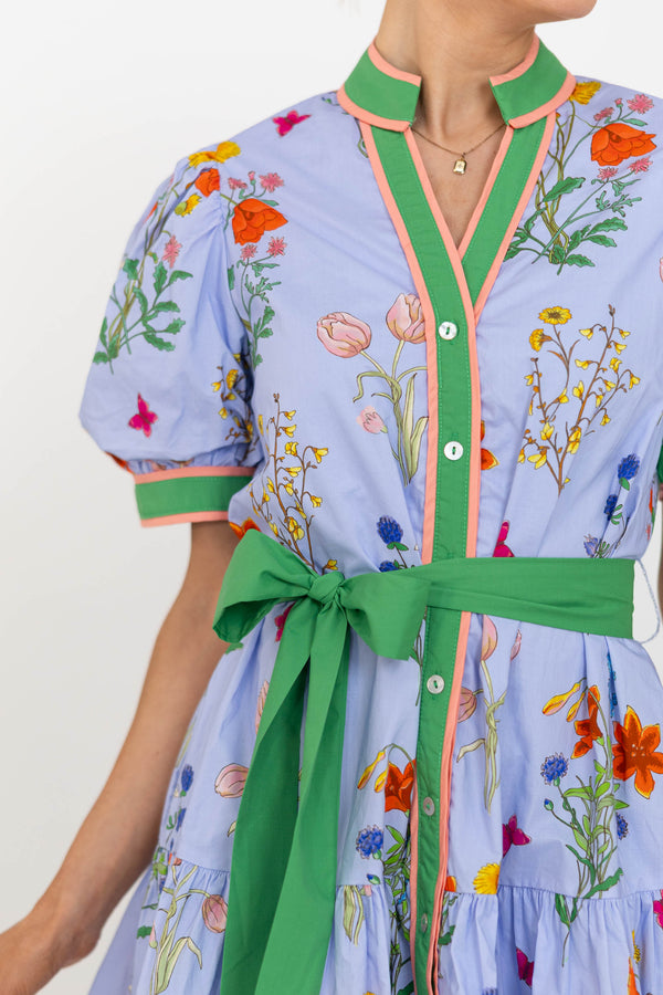 Carefree Darling Blue Floral Dress