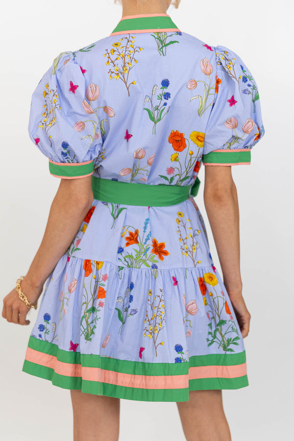 Carefree Darling Blue Floral Dress