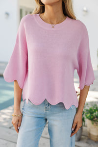 Breezy Belle Pink Sweater