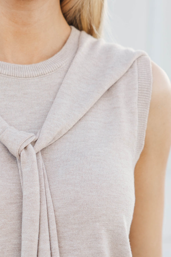 Fresh Outlook Oatmeal Sweater