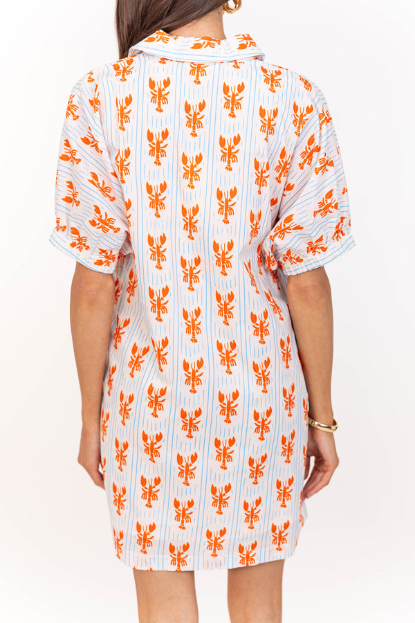 The Prettiest Days White Lobster Babydoll Dress