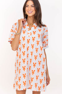 The Prettiest Days White Lobster Babydoll Dress