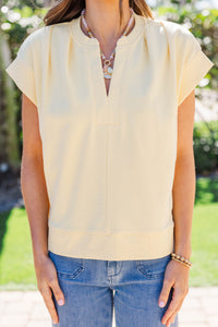 The Perfect Plan Yellow Top