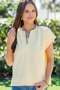 The Perfect Plan Yellow Top