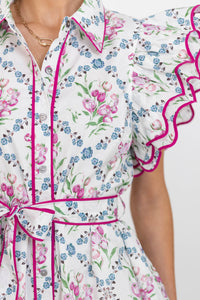 Forever After Cream Floral Dress