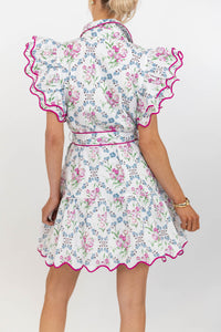 Forever After Cream Floral Dress