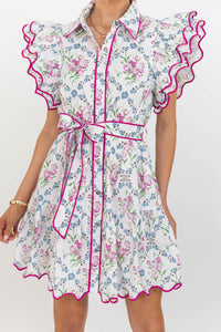 Forever After Cream Floral Dress