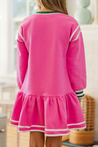 Girls: Soft Smile Pink Dress