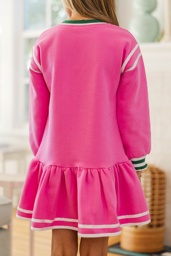 Girls: Soft Smile Pink Dress
