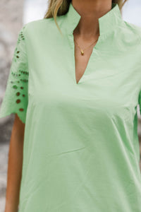 Happy Honey Green Lace Dress