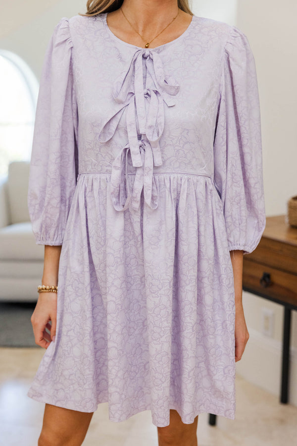 NURSING COLLECTION The Allure Lavender Babydoll Dress