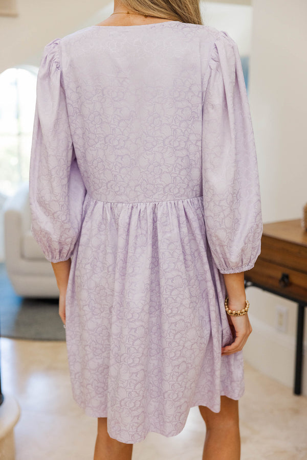 NURSING COLLECTION The Allure Lavender Babydoll Dress