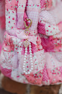 Girls: Grace & Charm Pink Pearl Bag Charm