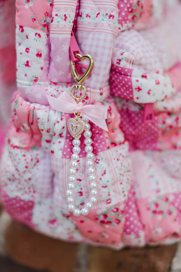 Girls: Grace & Charm Pink Pearl Bag Charm