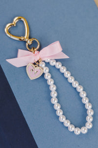 Girls: Grace & Charm Pink Pearl Bag Charm