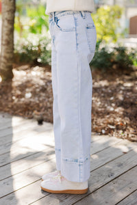 Girls: KanCan Layla Light Wash High Rise Cropped Jeans