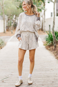 Everyday Put Together Taupe Camo Shorts