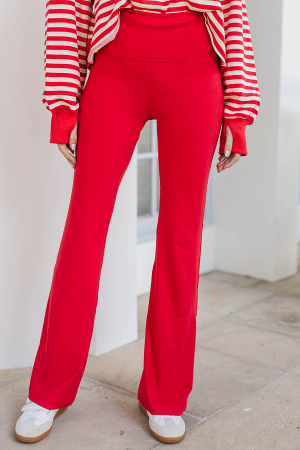Grab & Go Red Leggings