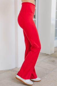 Grab & Go Red Leggings