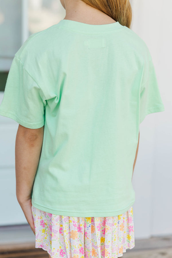 Girls: Grab Your Sunnies Mint Graphic Tee
