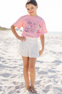 Girls: Beach Girl Blush Graphic Tee