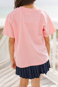 Girls: Good Luck Cowgirl Blush Graphic Tee