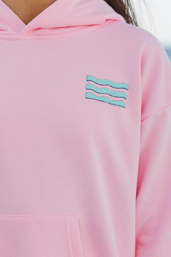 Girls: Be The Sunshine Blush Graphic Hoodie