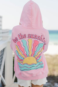 Girls: Be The Sunshine Blush Graphic Hoodie