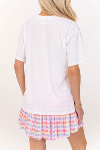 Seashells By The Seashore White Graphic Tee