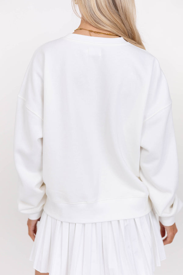 Amalfi Coast Social Club White Sweatshirt