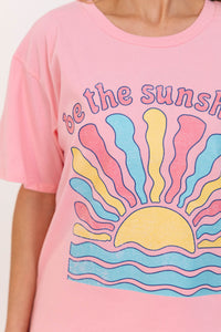 Be The Sunshine Blush Graphic Tee